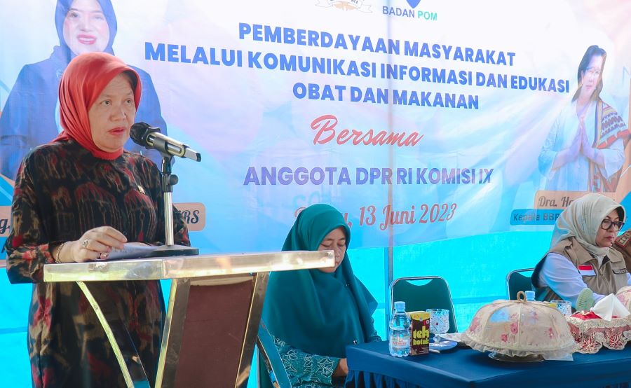 Hasnah Ajak Masyarakat Pahami Cara Pilih Obat, Pangan Berkualitas